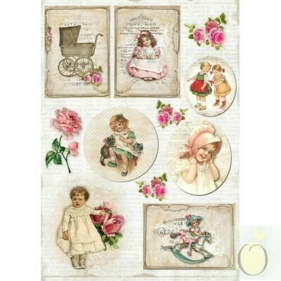 A4 VINTAGE COLLAGE Sheets