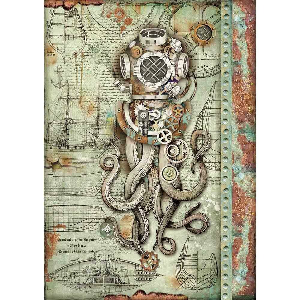 MASCULINE &amp; MISC. RICE PAPER
View All (13), Click those an Option: Mechanical Seaworld - Octopus