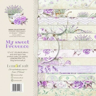My Sweet Provence 12x12 Paper Set