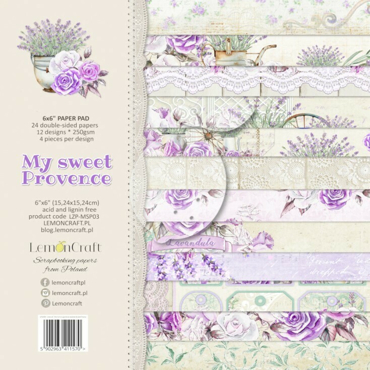 My Sweet Provence 6x6 Paper Pad