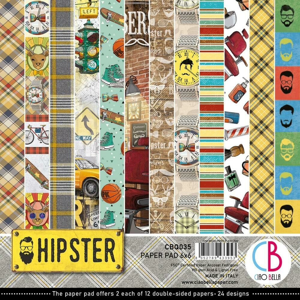 Ciao Bella HIPSTER 6x6 Paper Pad