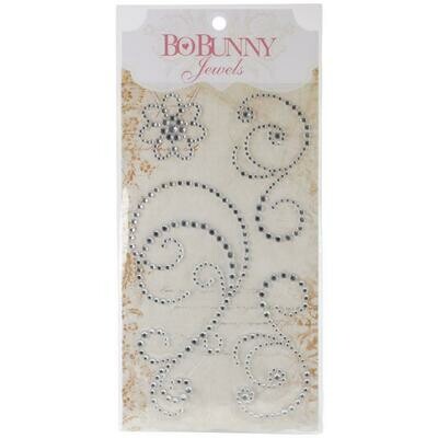 BO BUNNY Adhesive Jewel Swirls