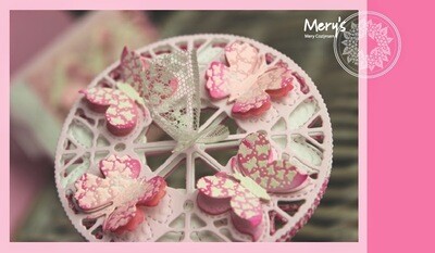 Fantasy Butterfly Round die