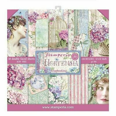 STAMPERIA HORTENSIA 12x12 Paper Set