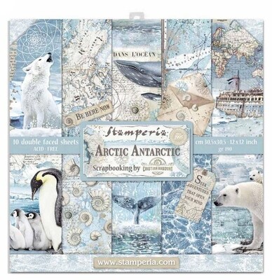 STAMPERIA ARCTIC ANTARCTIC 12x12 Paper Set