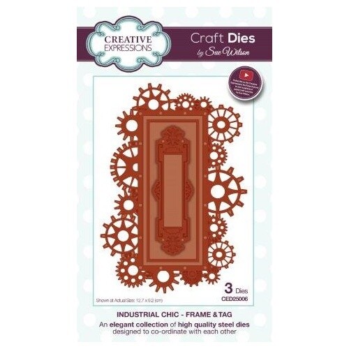 Creative Expressions - Frame &amp; Tag die set - Industrial Chic