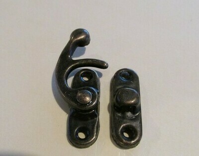 Metal Swing Latch Clasp - antique bronze look