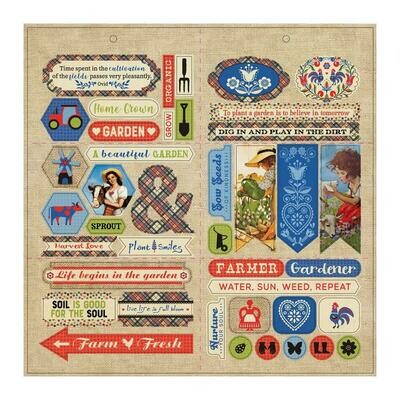 AUTHENTIQUE - CULTIVATE  Double-sided Die Cut Sheet