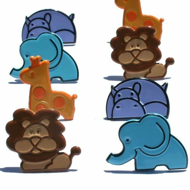 Baby Animal Brads x 12