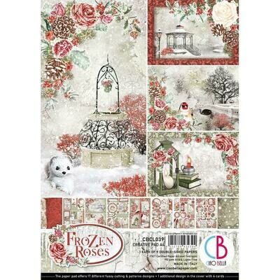 Ciao Bella FROZEN ROSES A4 Paper Pack