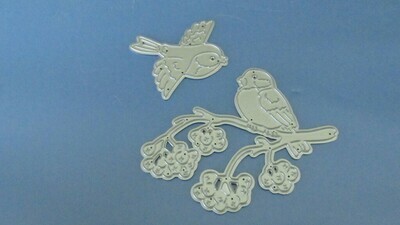 Birds on Berries die set