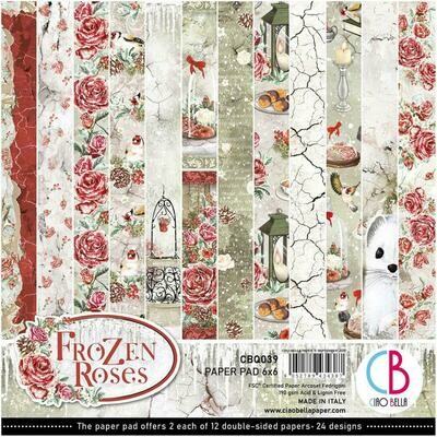 Ciao Bella FROZEN ROSES 6x6 Paper Pad