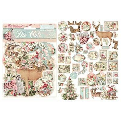 Stamperia - PINK CHRISTMAS Die-Cuts Ephemera