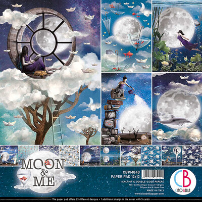Ciao Bella MOON & ME 12X12 Paper Pad