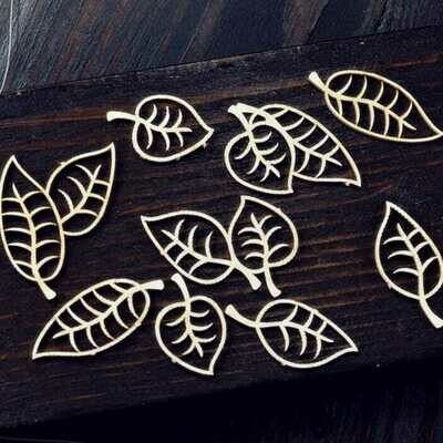 Leaves Set 2 Chipboard