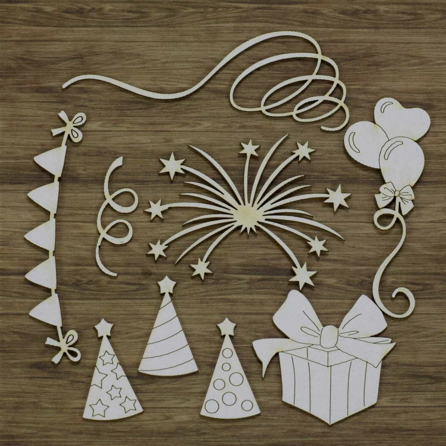 Party Time Chipboard