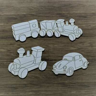 Various Vehicles Chipboard