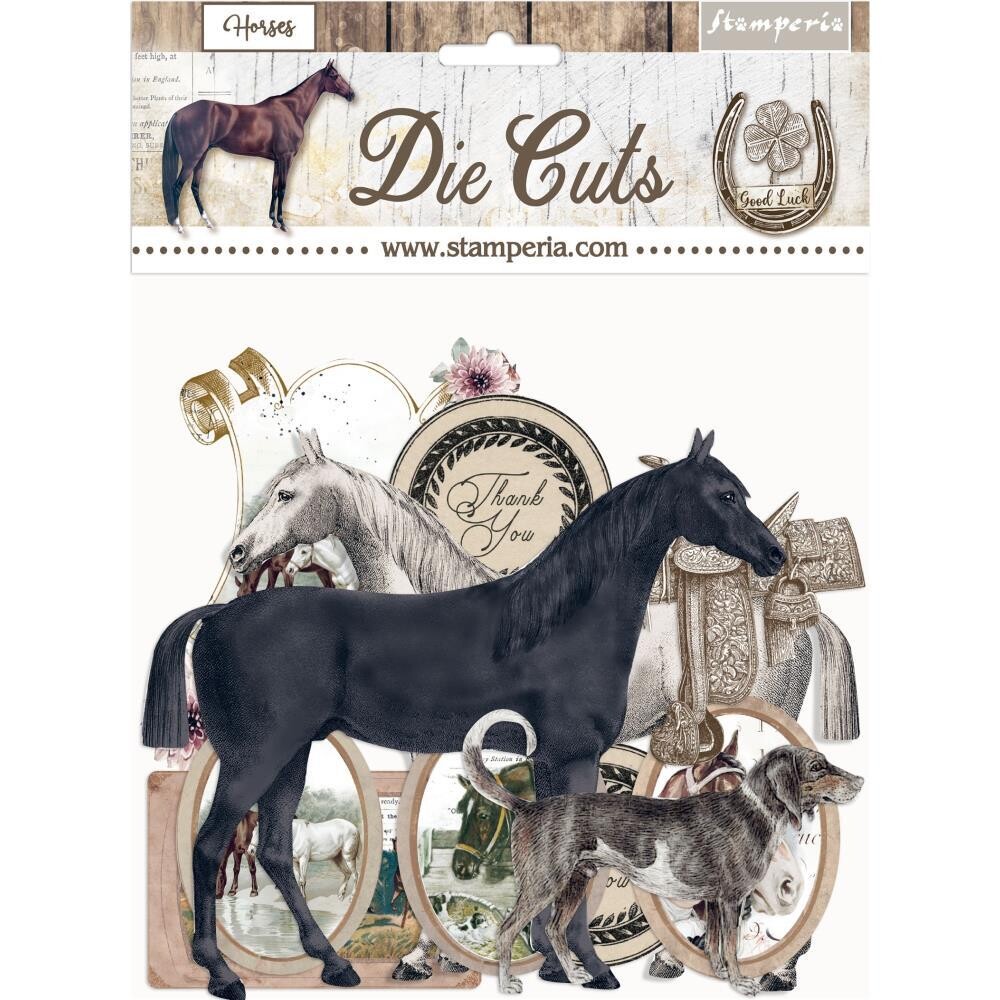 STAMPERIA - ROMANTIC HORSES Die-Cuts
