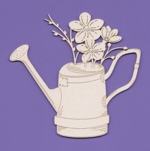 Vintage Watering Can with Flowers