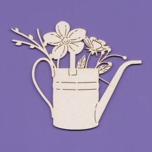 Watering Can with Flowers