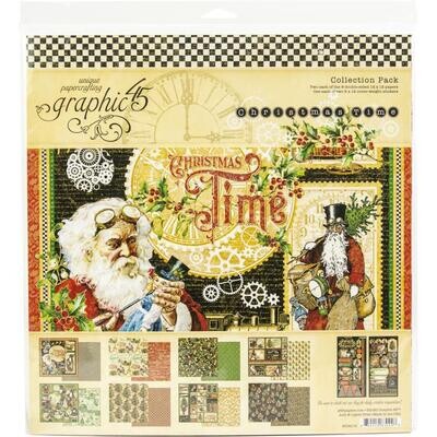 GRAPHIC 45 CHRISTMAS TIME 12x12 Collection