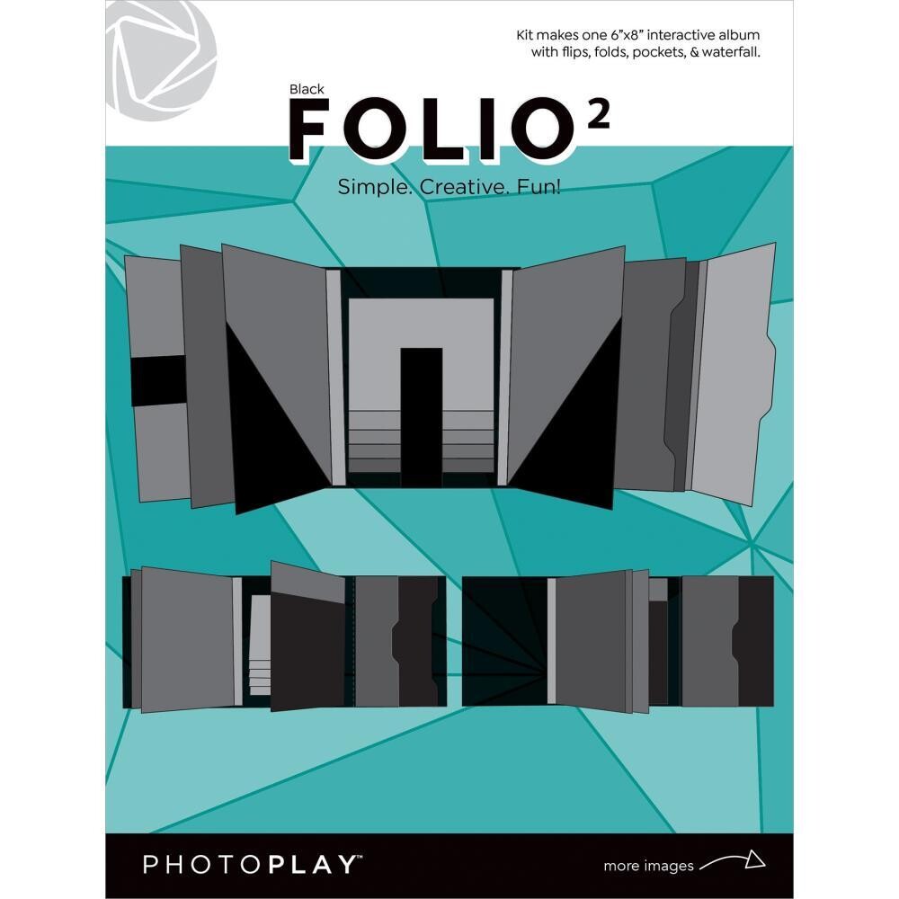 PHOTOPLAY FOLIO 2 6"x 8" Black