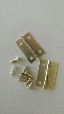 Brass Hinges x 2