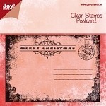 Christmas Postcard Clear Stamp