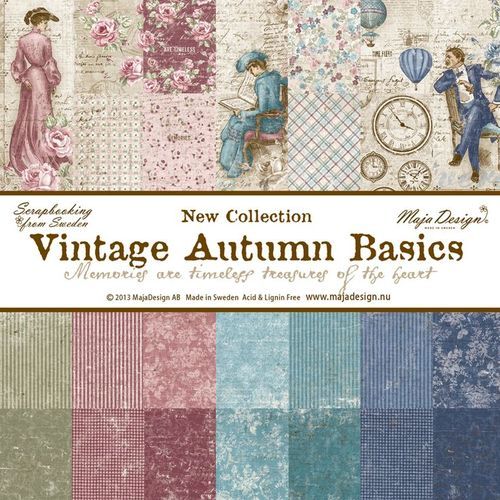 MAJA DESIGN Vintage Autumn Basics 6x6 Paper Stack