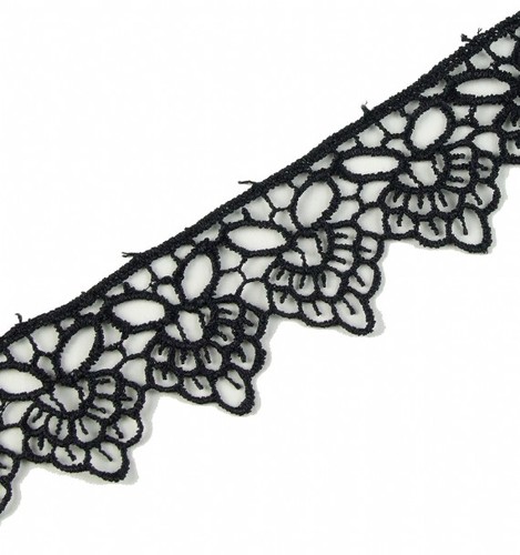 Duchess Guipure Lace - Black Duchess Guipure Lace - Black