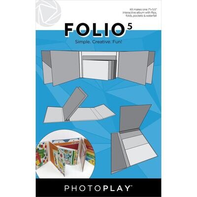 PHOTOPLAY FOLIO 5.5 x 7.0" White