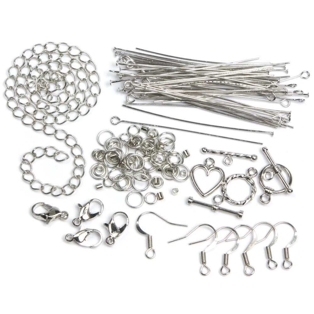 CousinDIY Jewellery Basics Metal Findings  View All (3), Metal Findings: Silver