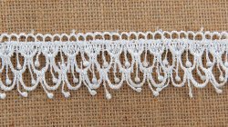 Off White Loopy Lace