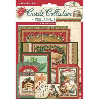 STAMPERIA CARDS COLLECTION - Classic Christmas