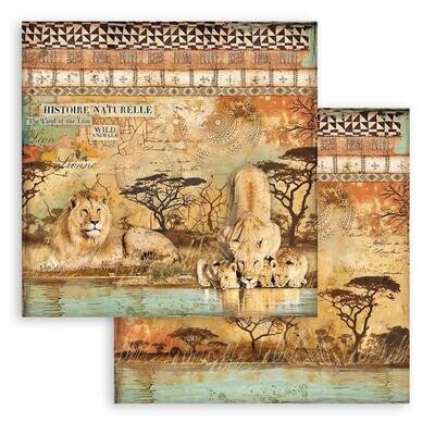 STAMPERIA SAVANA 6x6 Paper Set