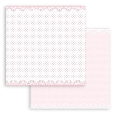 STAMPERIA BABY DREAM PINK BACKGROUNDS 8x8  Paper Set