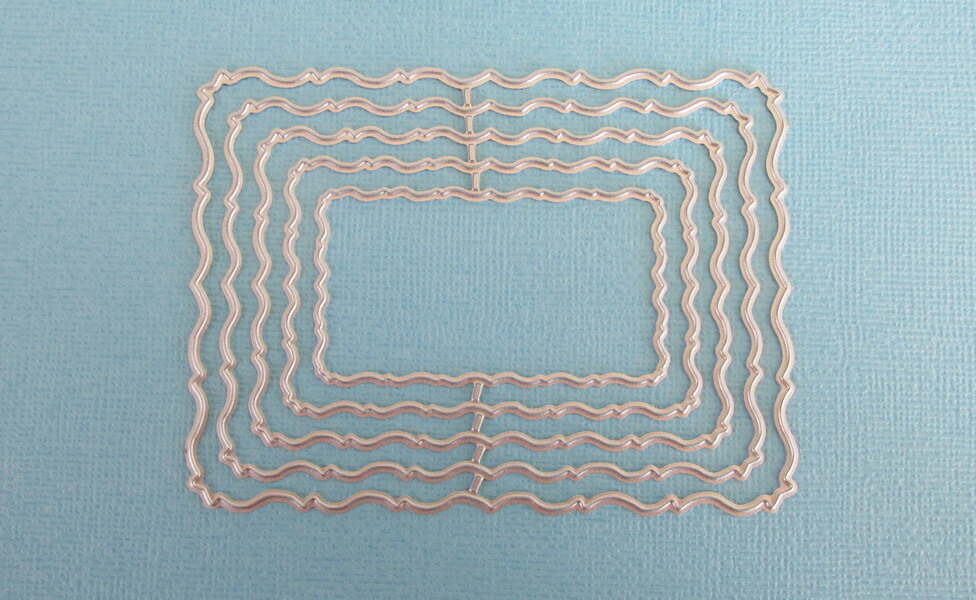 Wavy Layered Rectangle Die Set