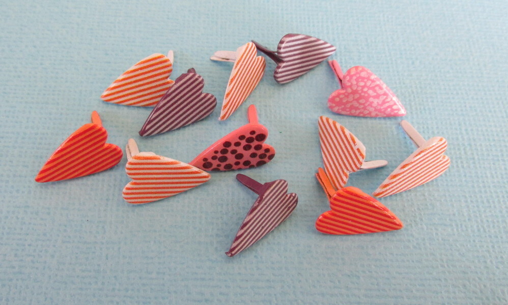 Hearts Brads Assortment