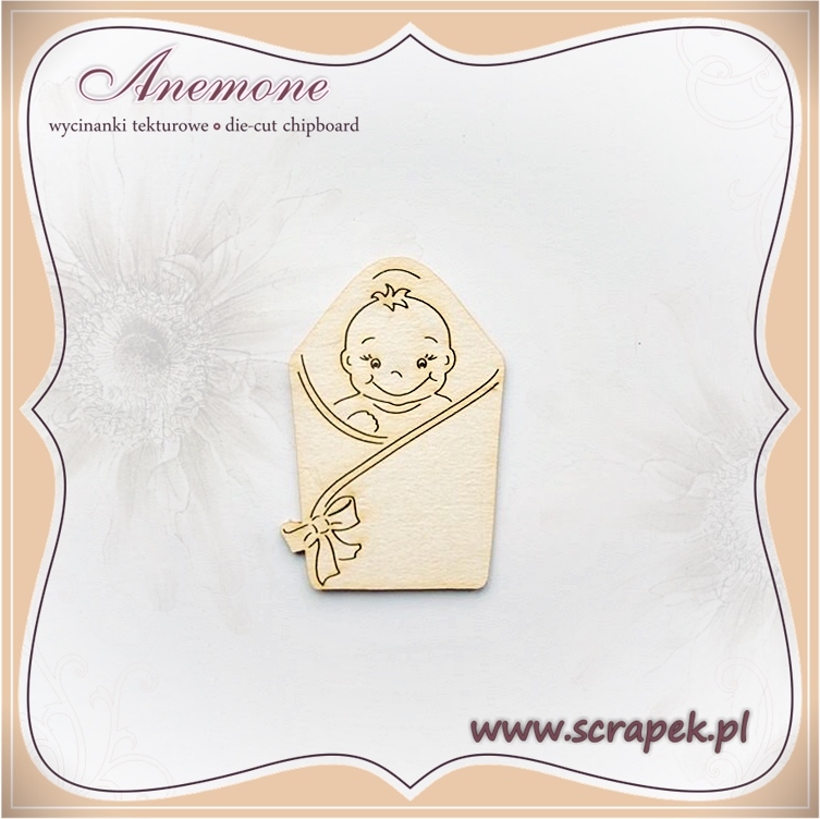 Baby Smiling Chipboard