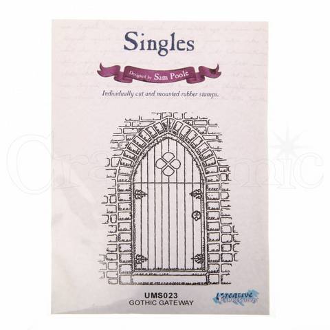 Rubber Cling Stamp - Gothic Gateway