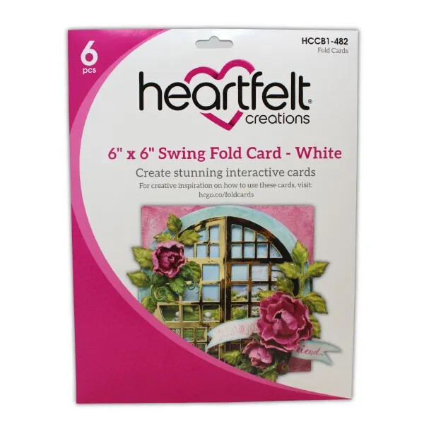 Heartfelt Creations Swing-Fold Card - White