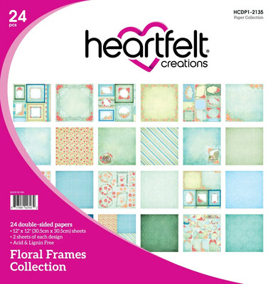 HEARTFELT CREATIONS - Floral Frames Paper Collection