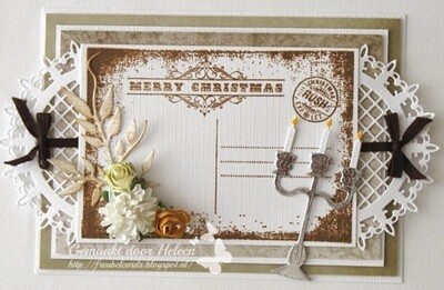 Christmas Postcard Clear Stamp