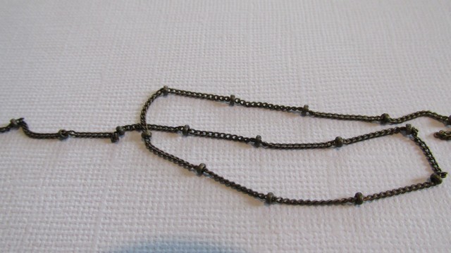 Antique Bronze Bead Chain 4mm