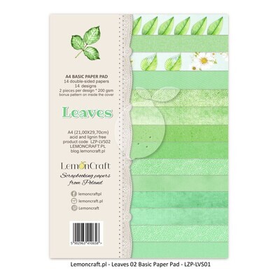 Leaves 02 - A4 Basic Paper Pad