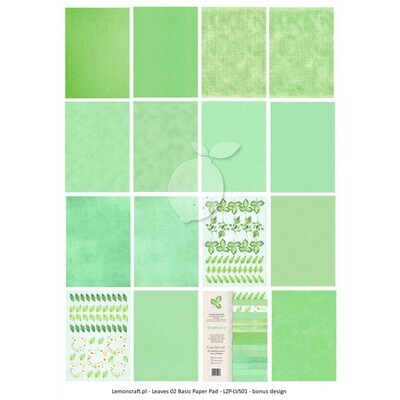 Leaves 02 - A4 Basic Paper Pad