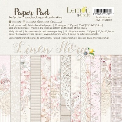 Linen Story 6x6 Paper Pad
