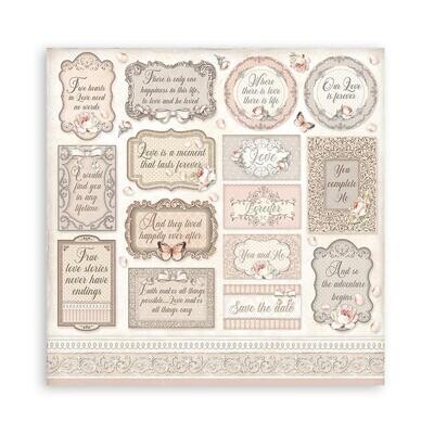 STAMPERIA YOU and ME 8x8 Paper Set