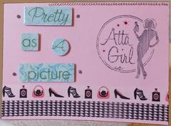 Inkadinkado Mini Clear Stamp - Atta Girl