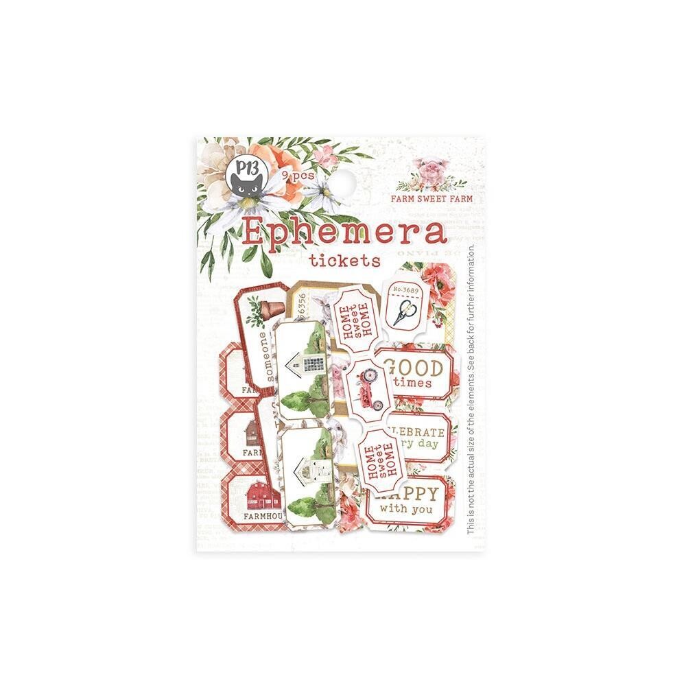 P13 Tickets - Farm Sweet Farm Ephemera